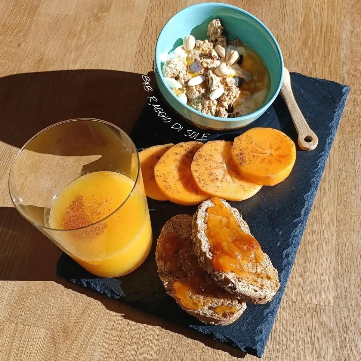 La colazione di B&B RAGGIO DI SOLE