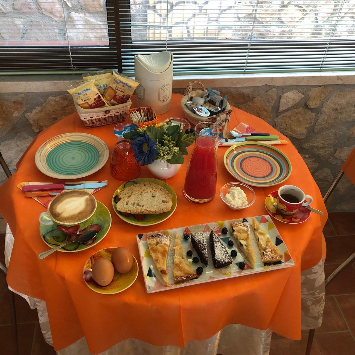 La colazione di AGRITURISMO POGGIO DEL DRAGO