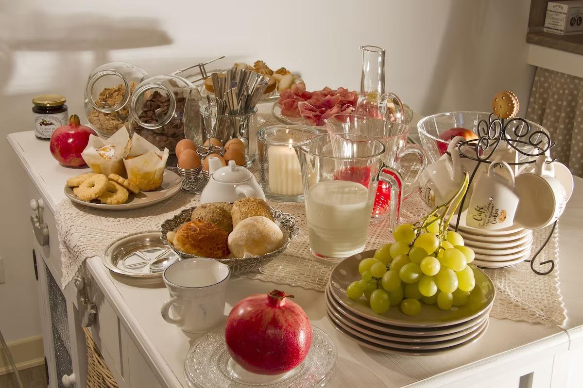 La colazione di B&B CORSO MATTEOTTI 62
