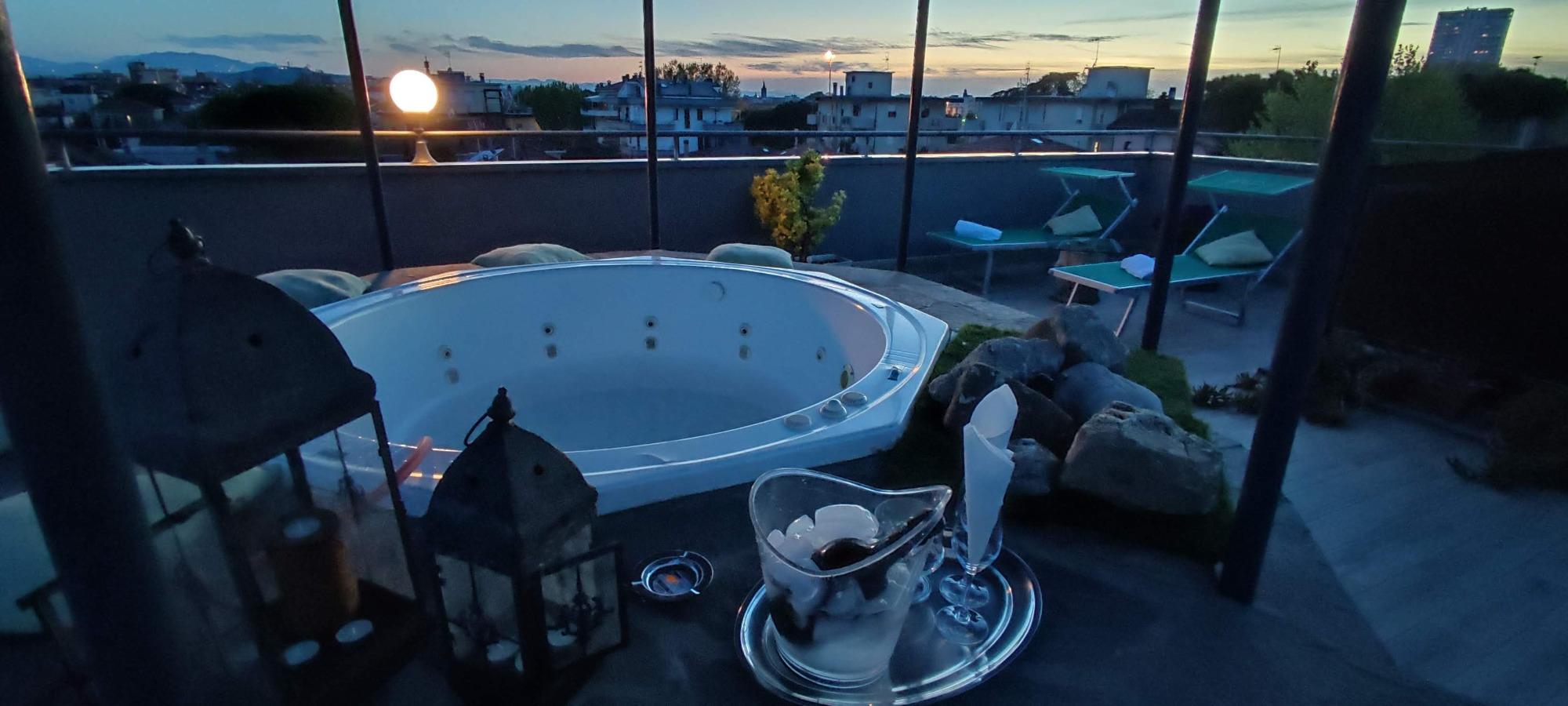 Hotel Memory Rimini Jacuzzi penthouse private