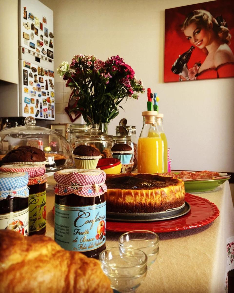 La colazione di B&B IL VIAGGIATORE