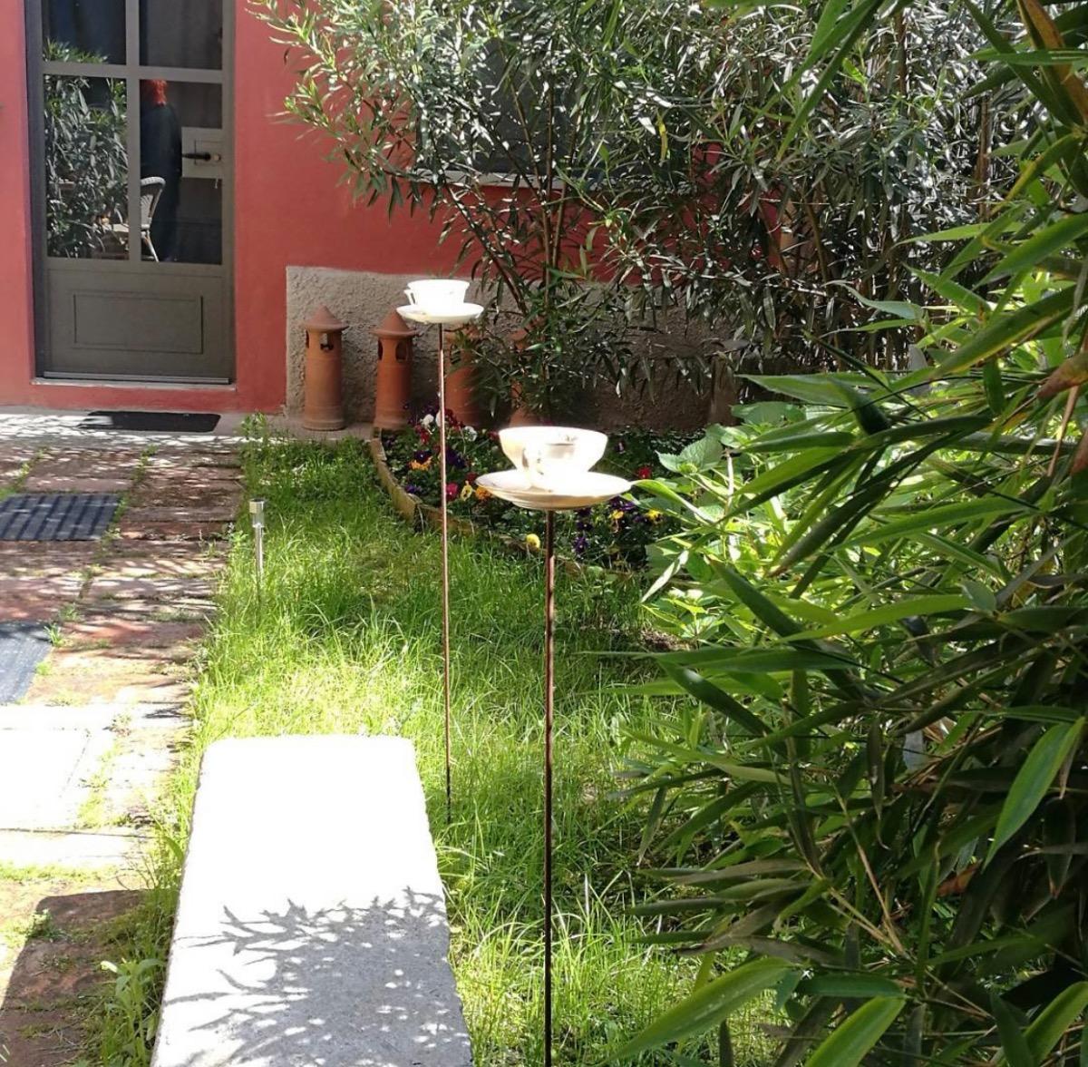 L’ingresso del giardino privato della matrimoniale