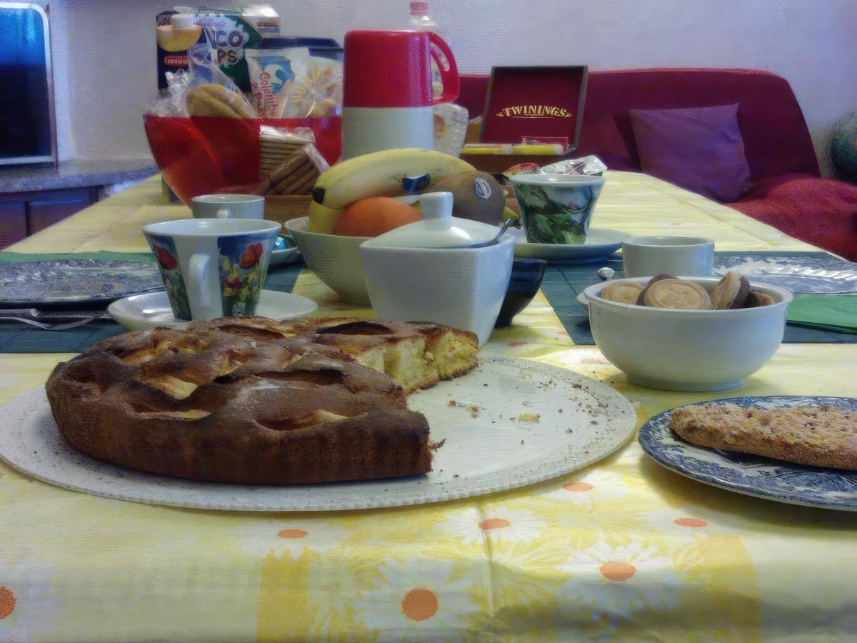 La colazione di B&B VILLA LUISA