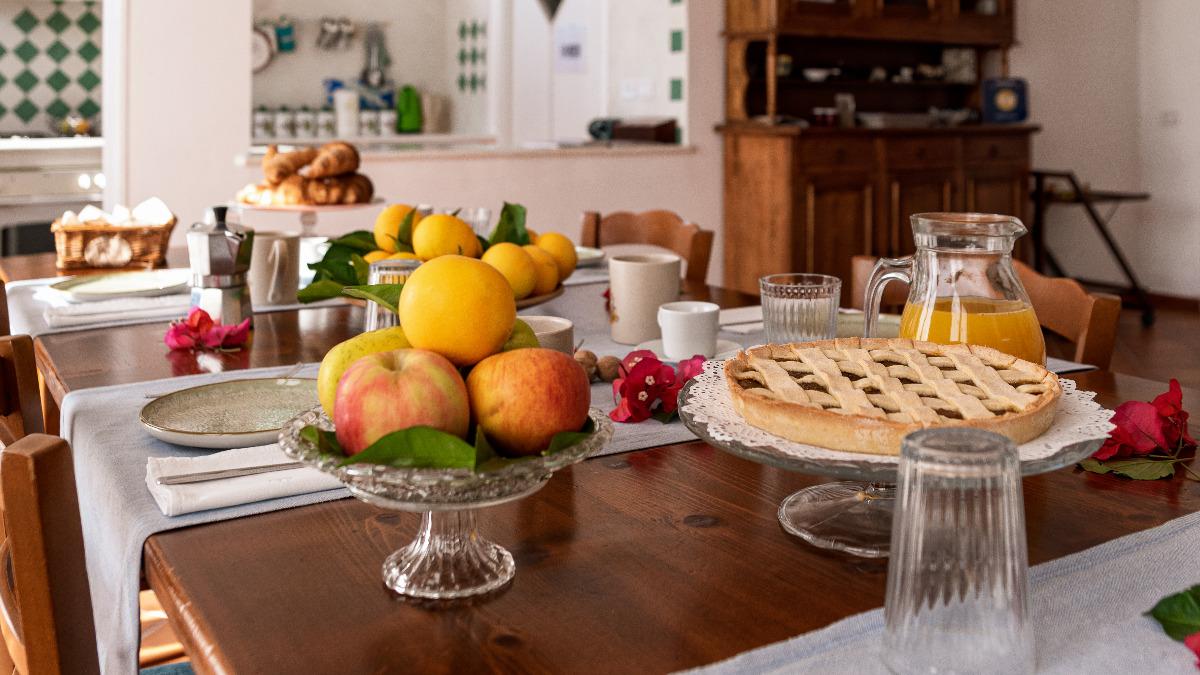 La colazione di B&B BELVEDERE