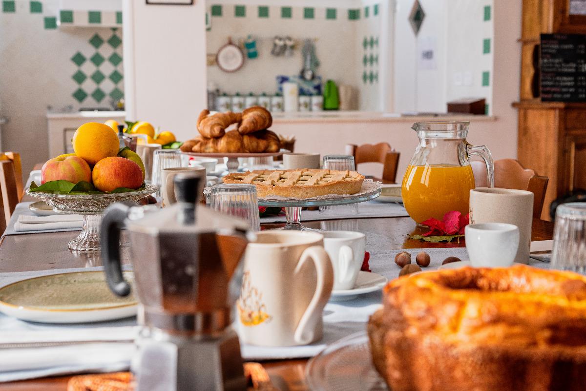 La colazione di B&B BELVEDERE