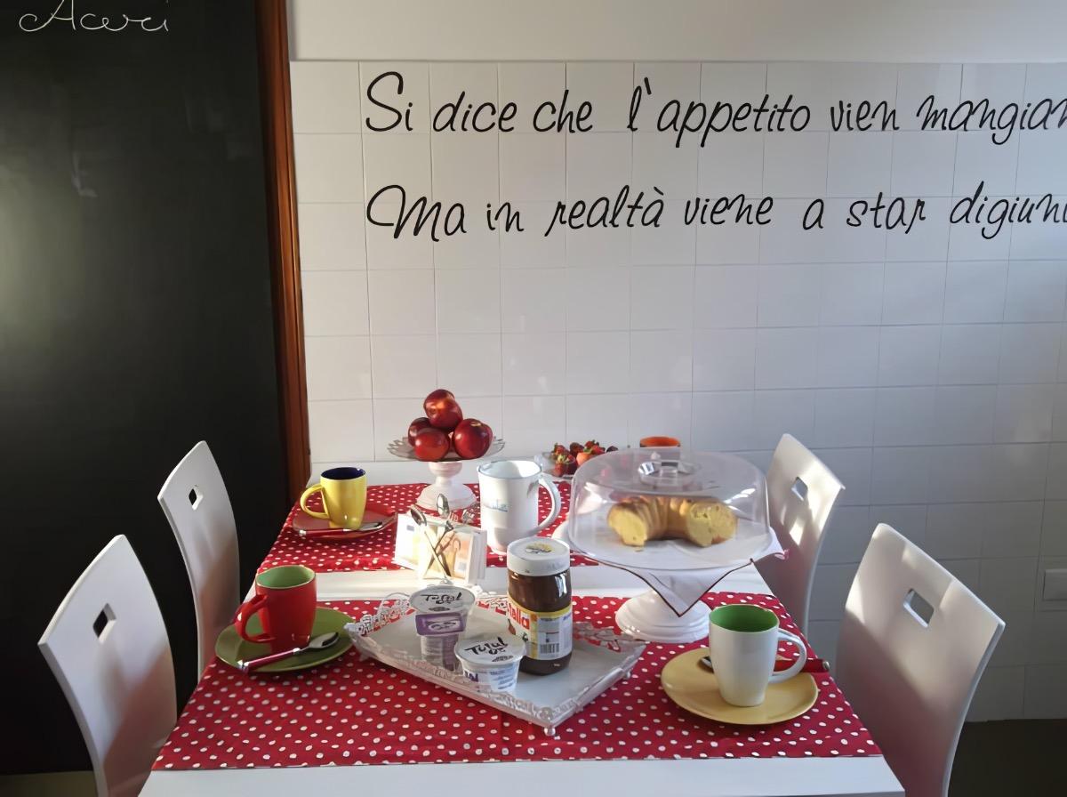 La colazione di B&B AGLI ACERI