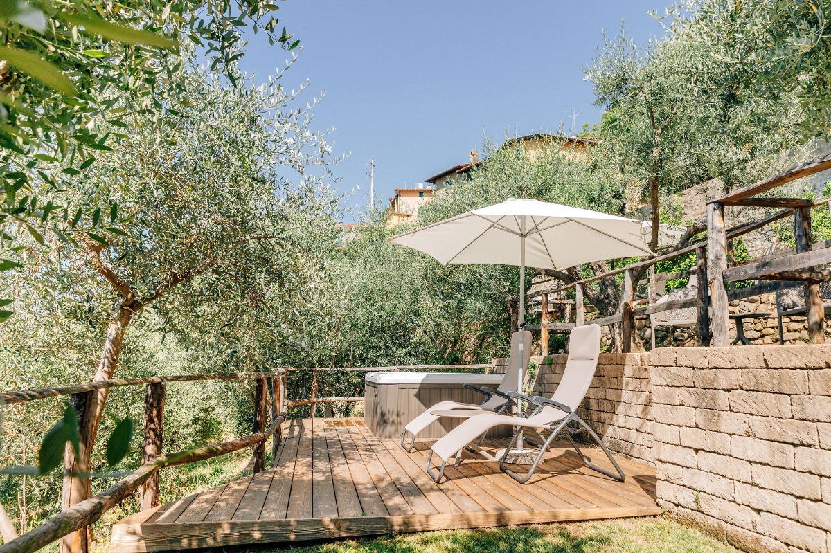 solarium con vasca piccola