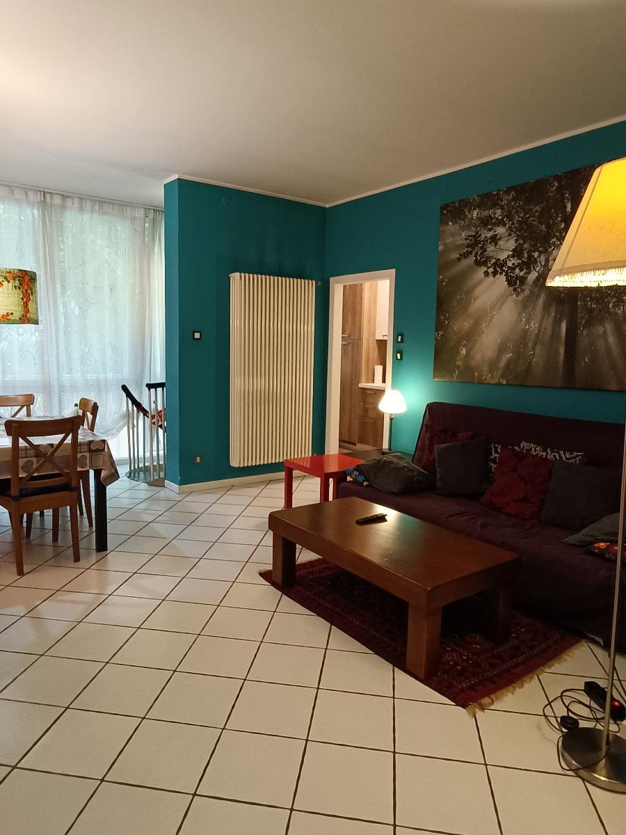 soggiorno con divano letto