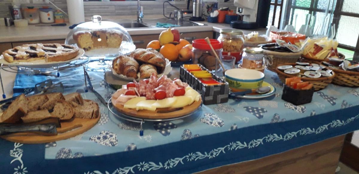 La colazione di B&B VILLA FLORA