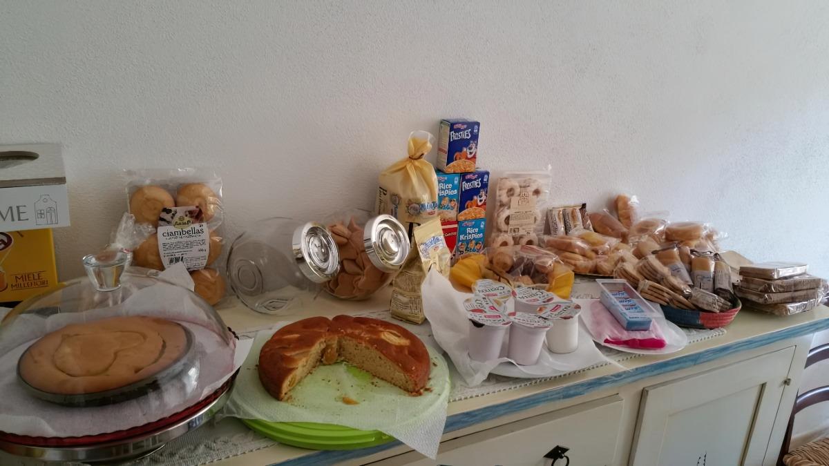 La colazione di B&B MARE ISOLE