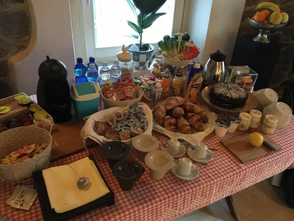 La colazione di B&B IL NOCE ALLA FINESTRA
