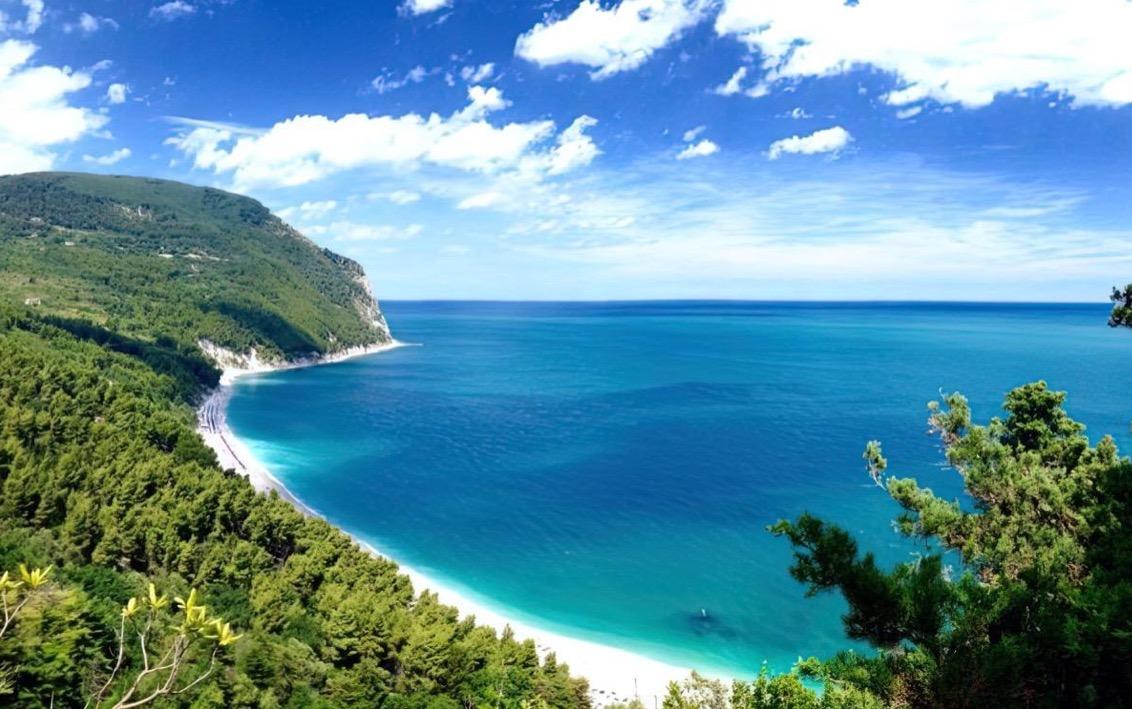 La spiaggia di San Michele dalla nostra punta panoramica