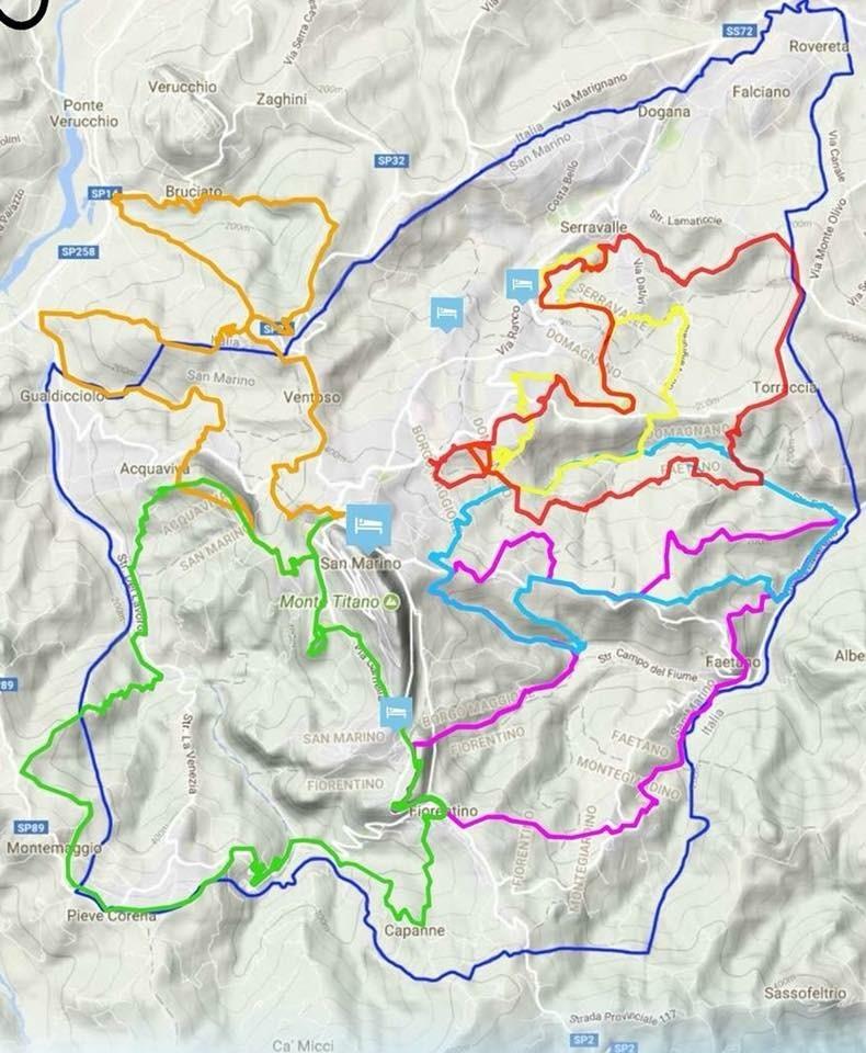 75 km di percorsi in trekking, e-bike ed a cavallo
