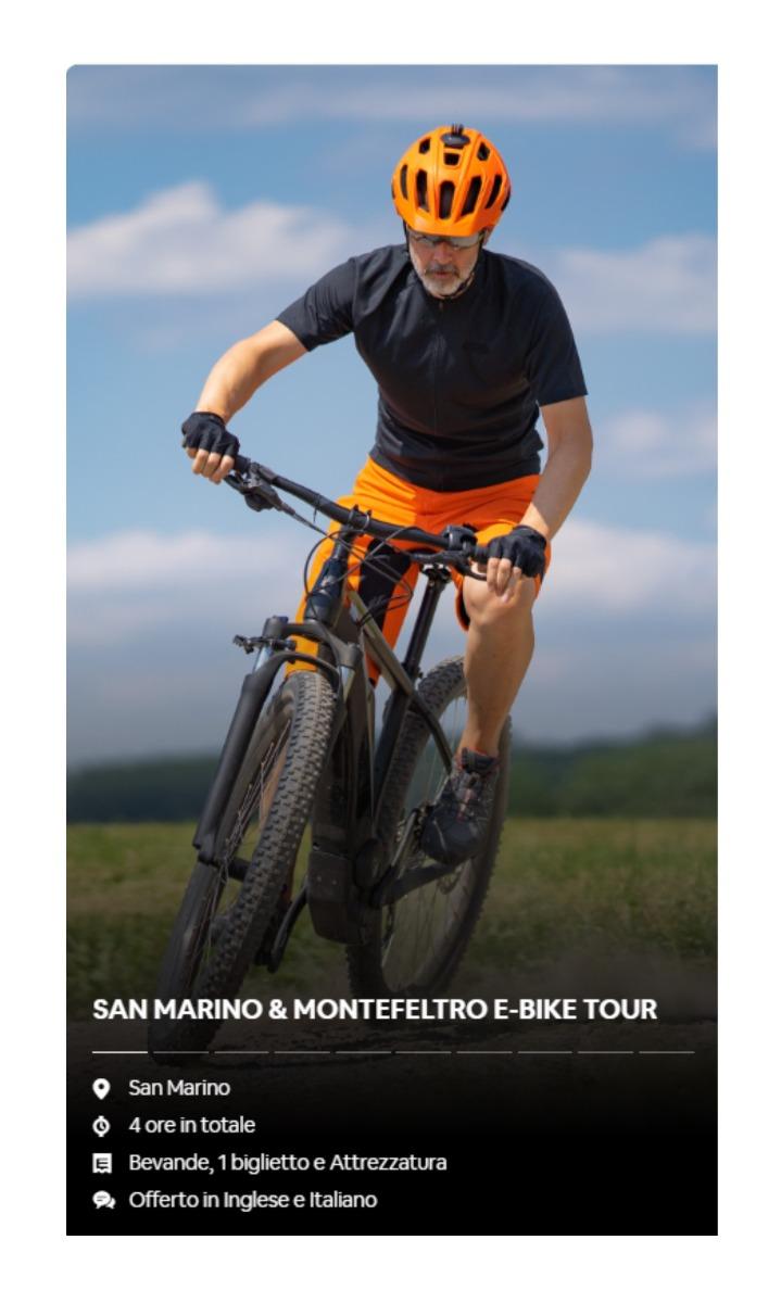 Tour in e-Bike (prenotabile in struttura)