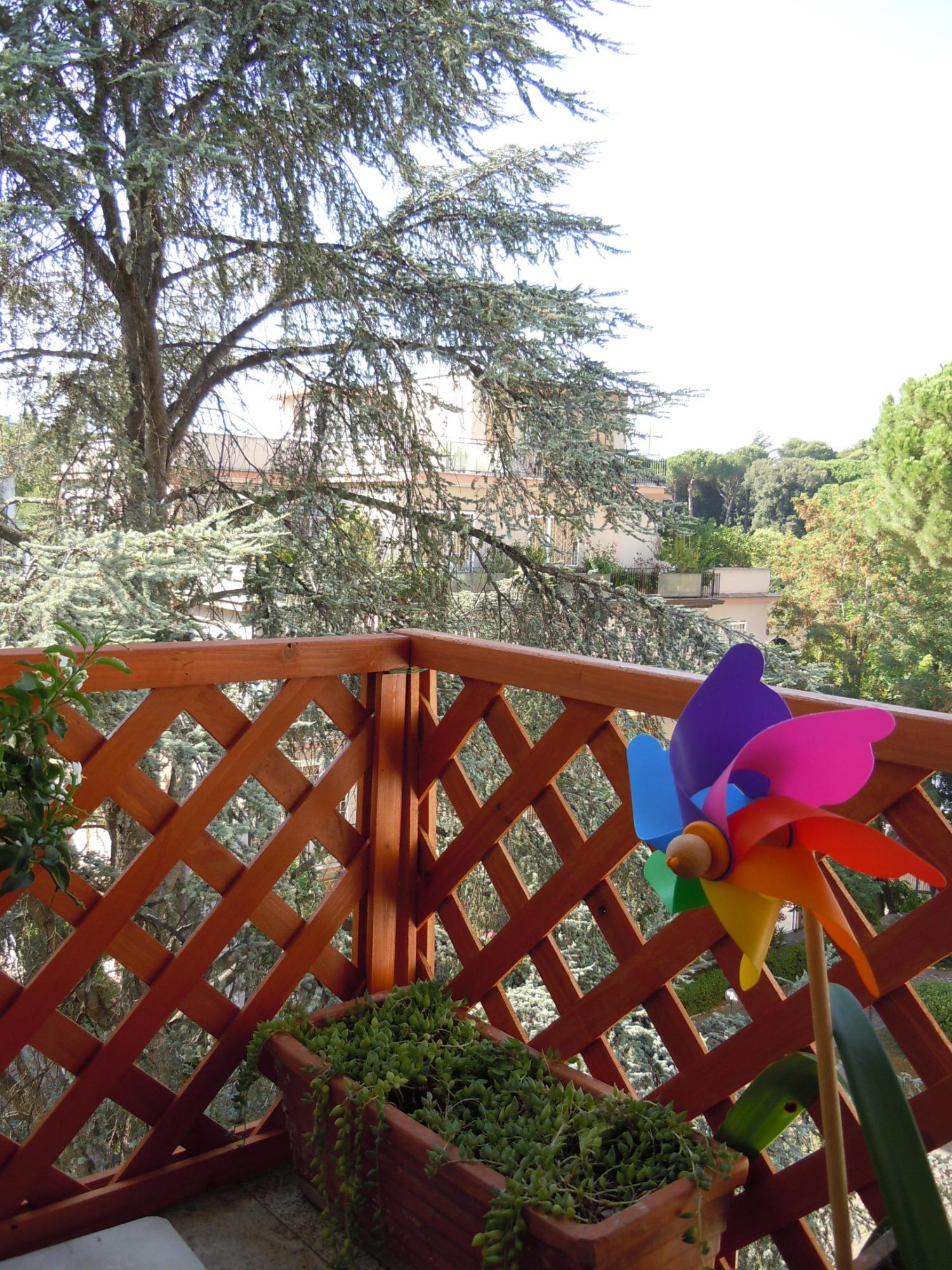 Vista dal balconcino del bagno della suite