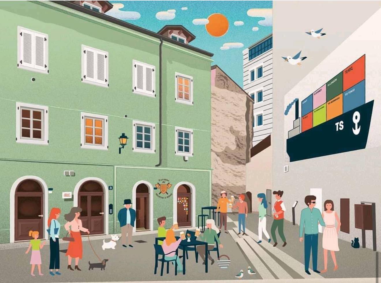 Facciata del Residence - Tratta da A Trieste Volentieri