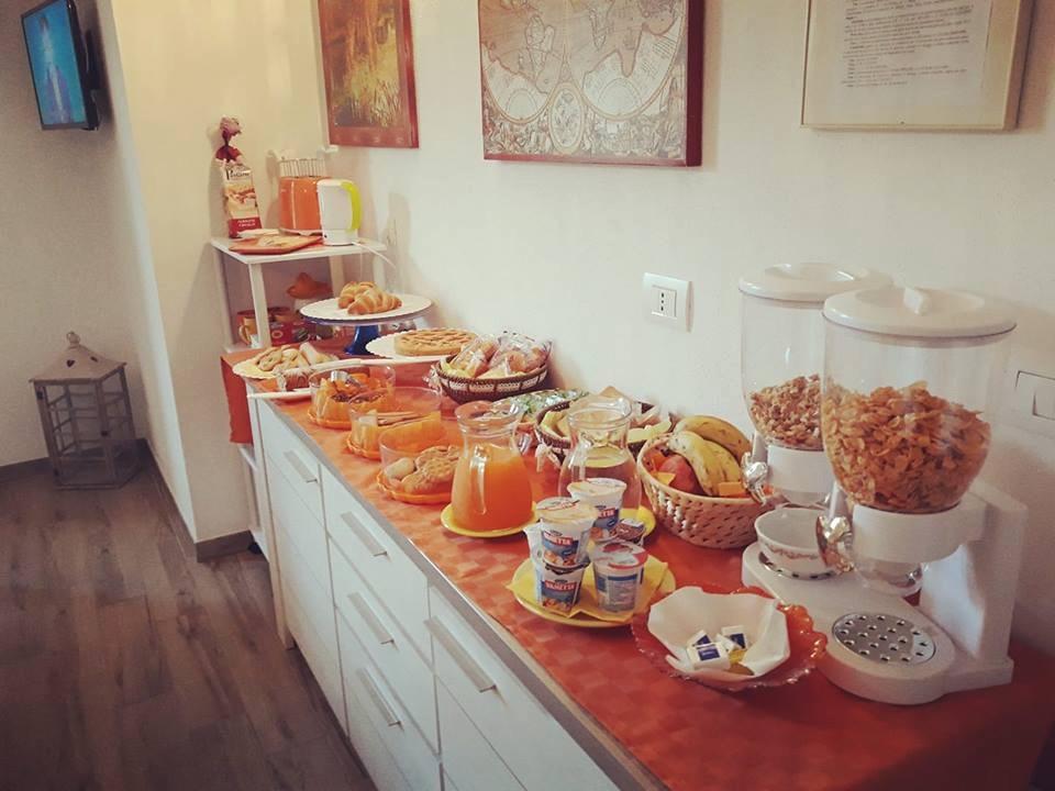 La colazione di B&B ROSA DEI VENTI