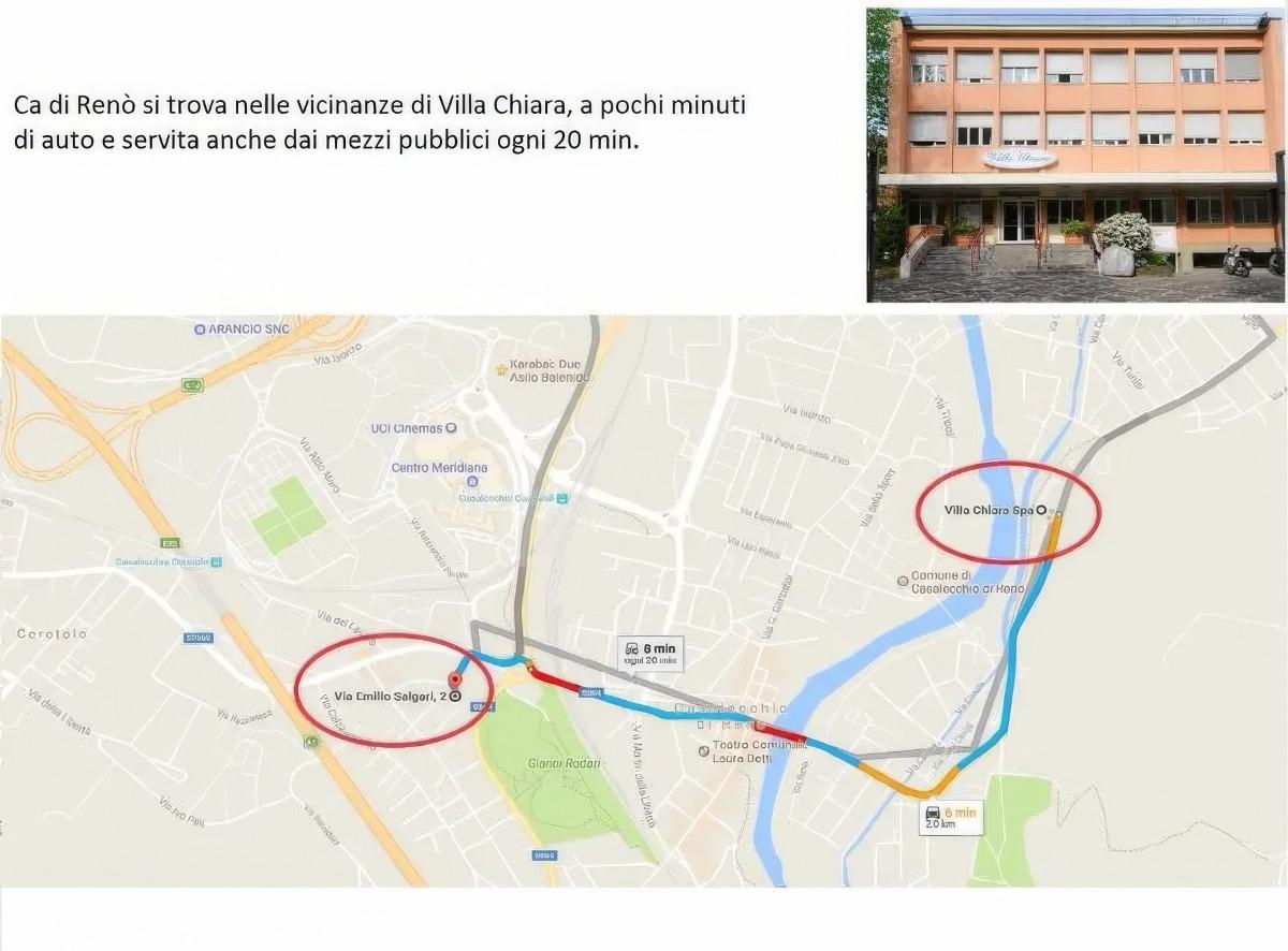 mappa struttura > Villa Chiara bus 83-94-671