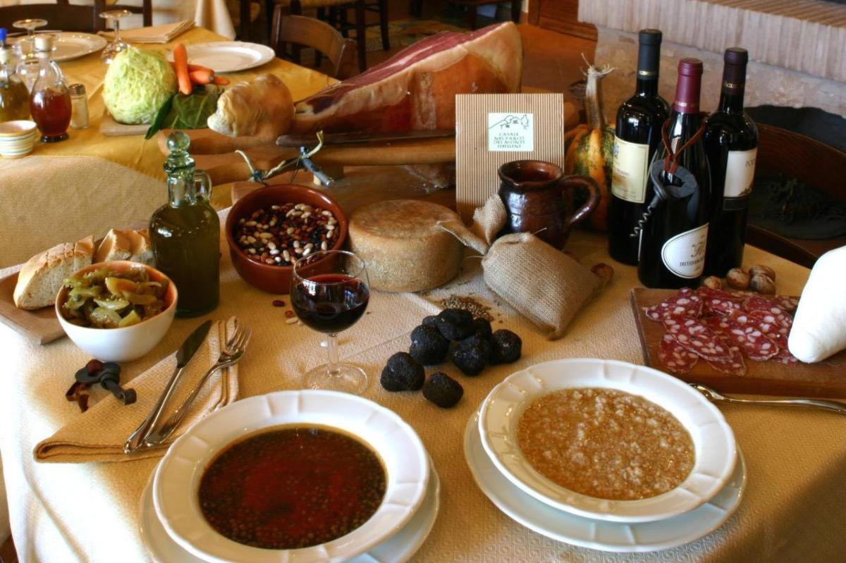 Il ristorante di AGRITURISMO CASALE NEL PARCO
