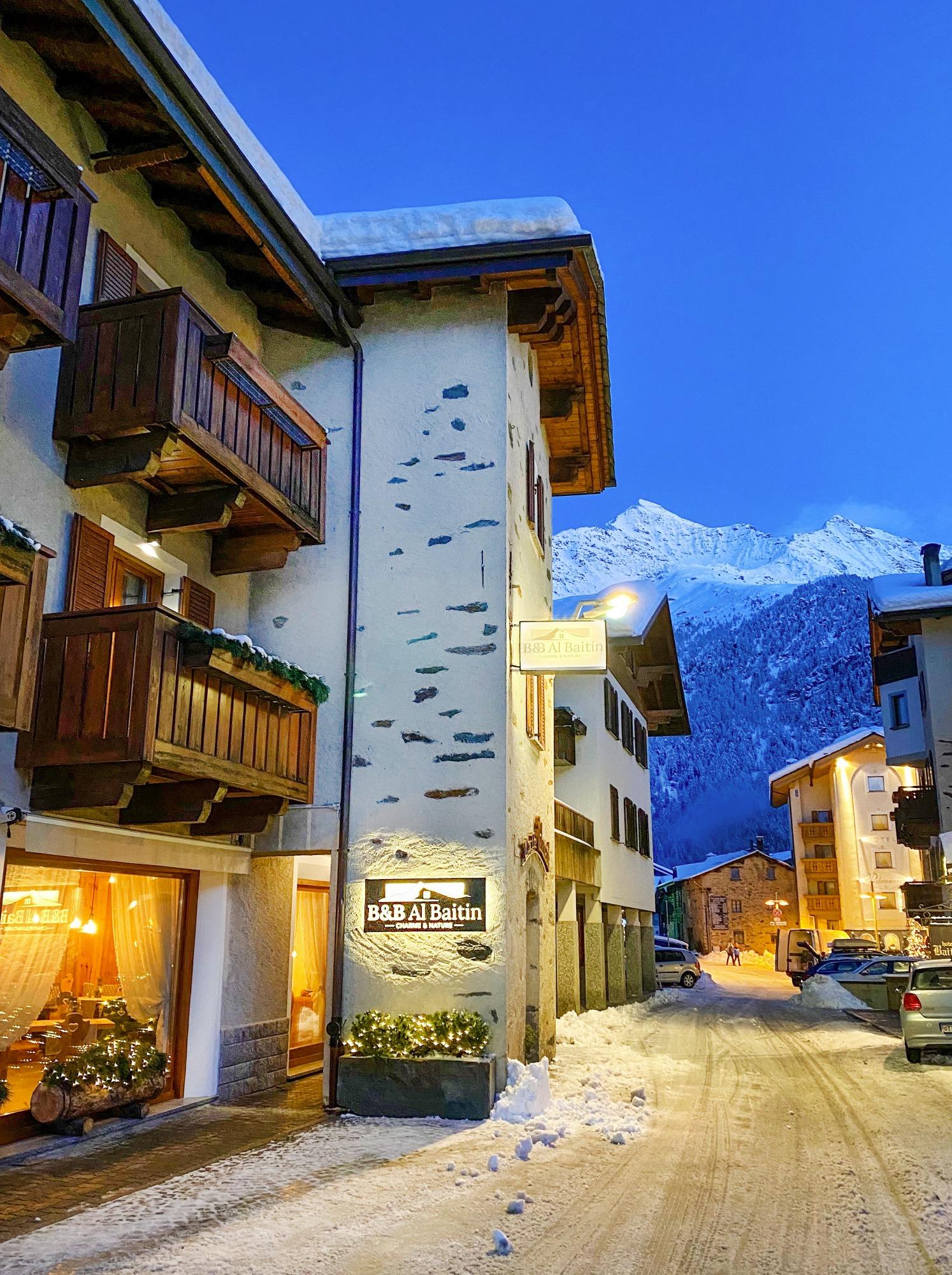 Esterno struttura invernale