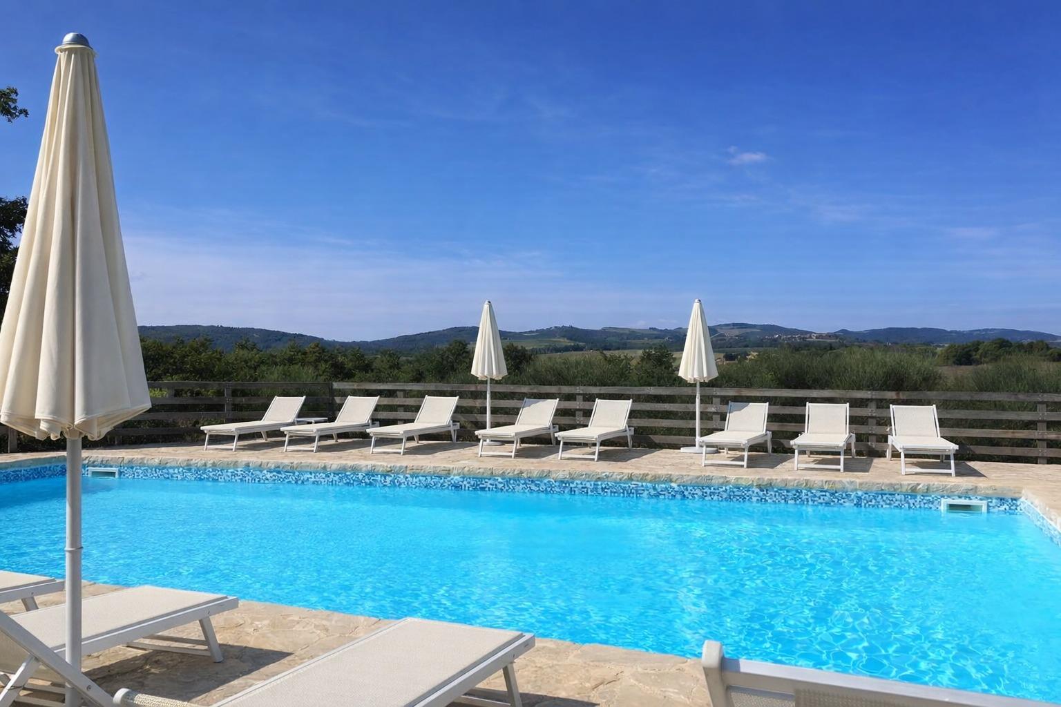 swimming pool at the Casina