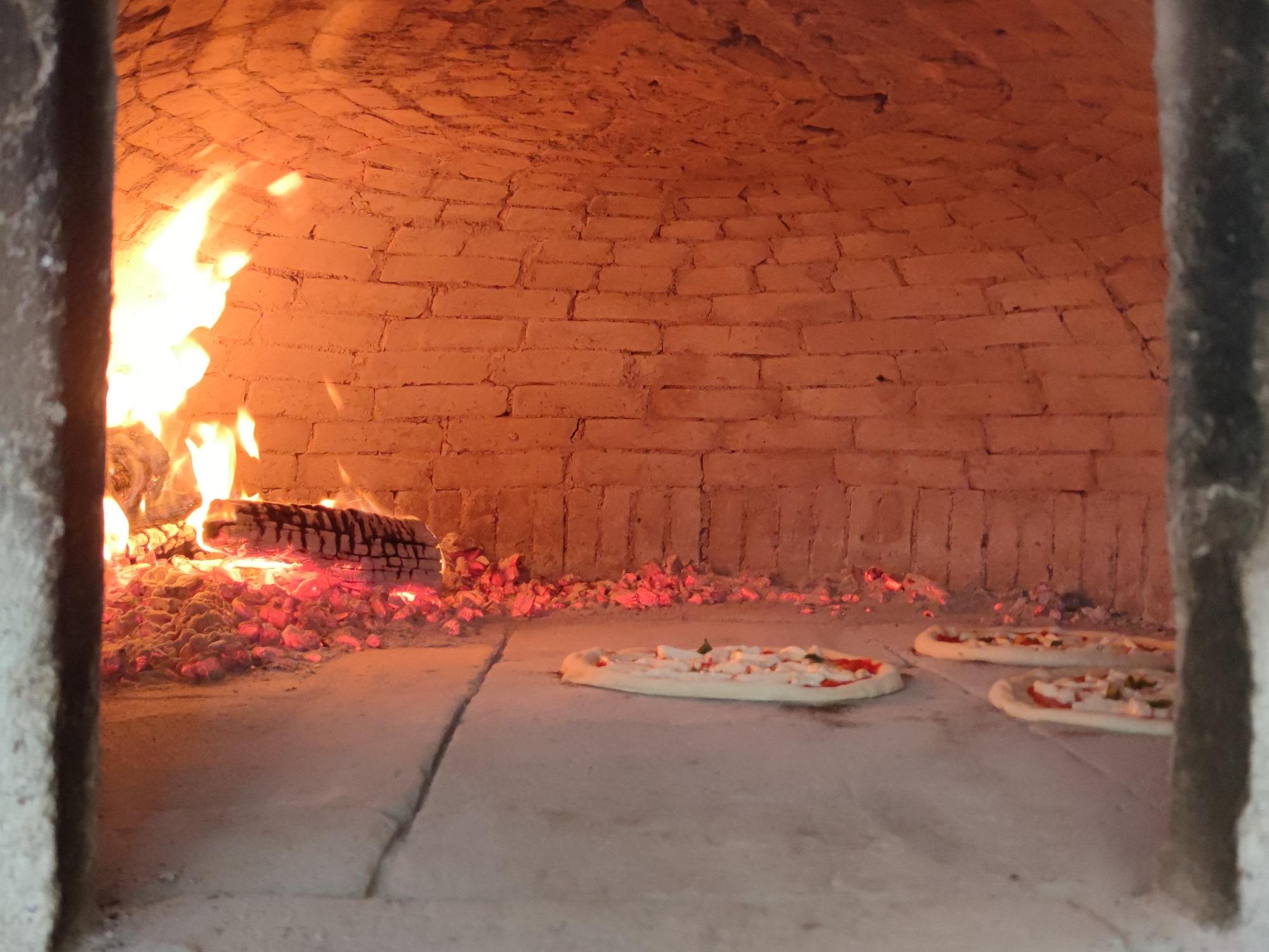 ancient wood-fired oven