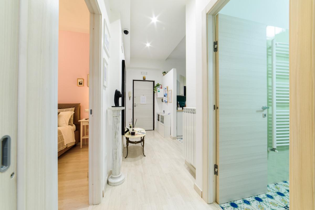 Bagno esterno esclusivo della camera Sichelgaita