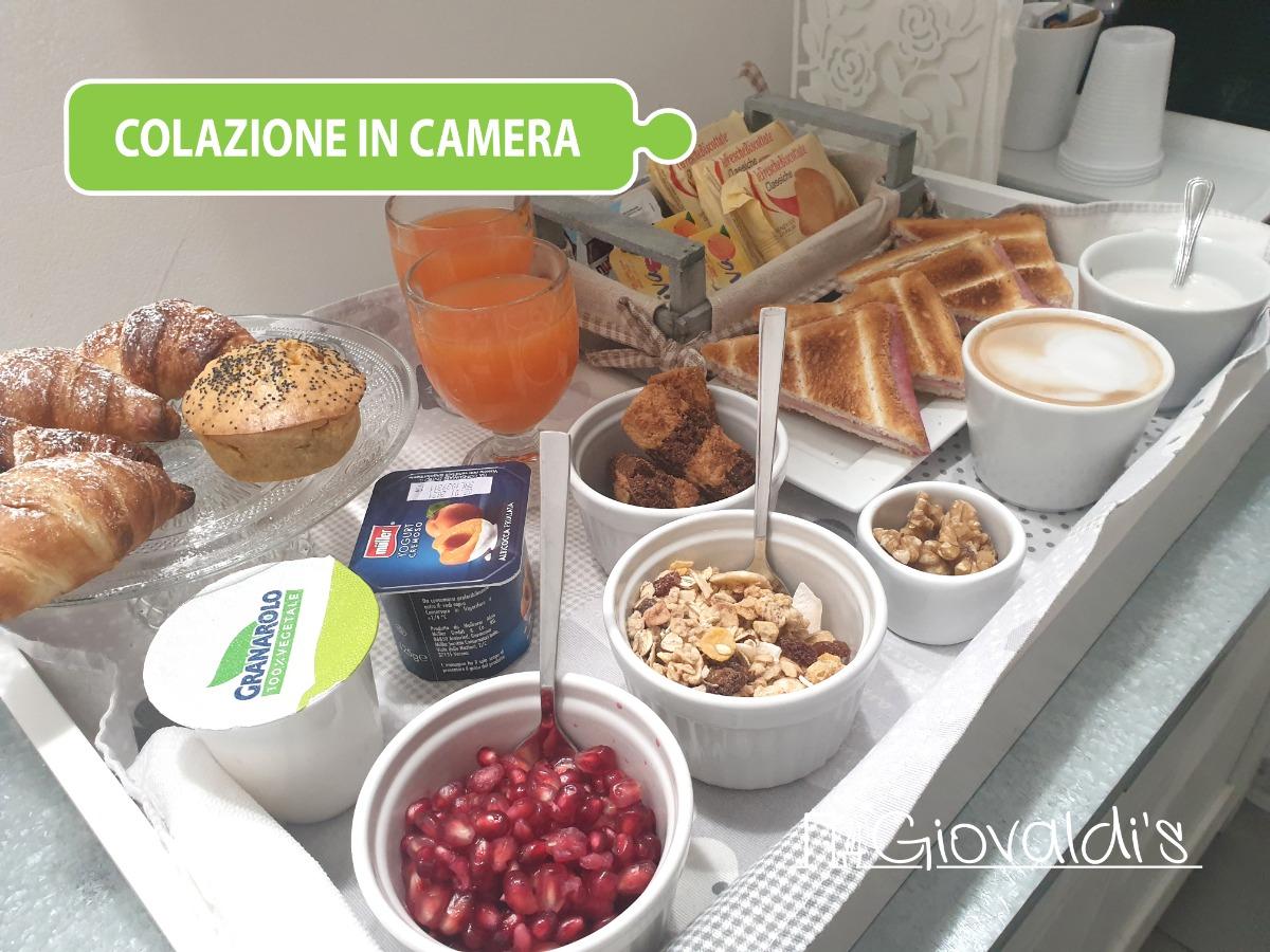 La colazione di B&B GIOVALDI'S TORINO
