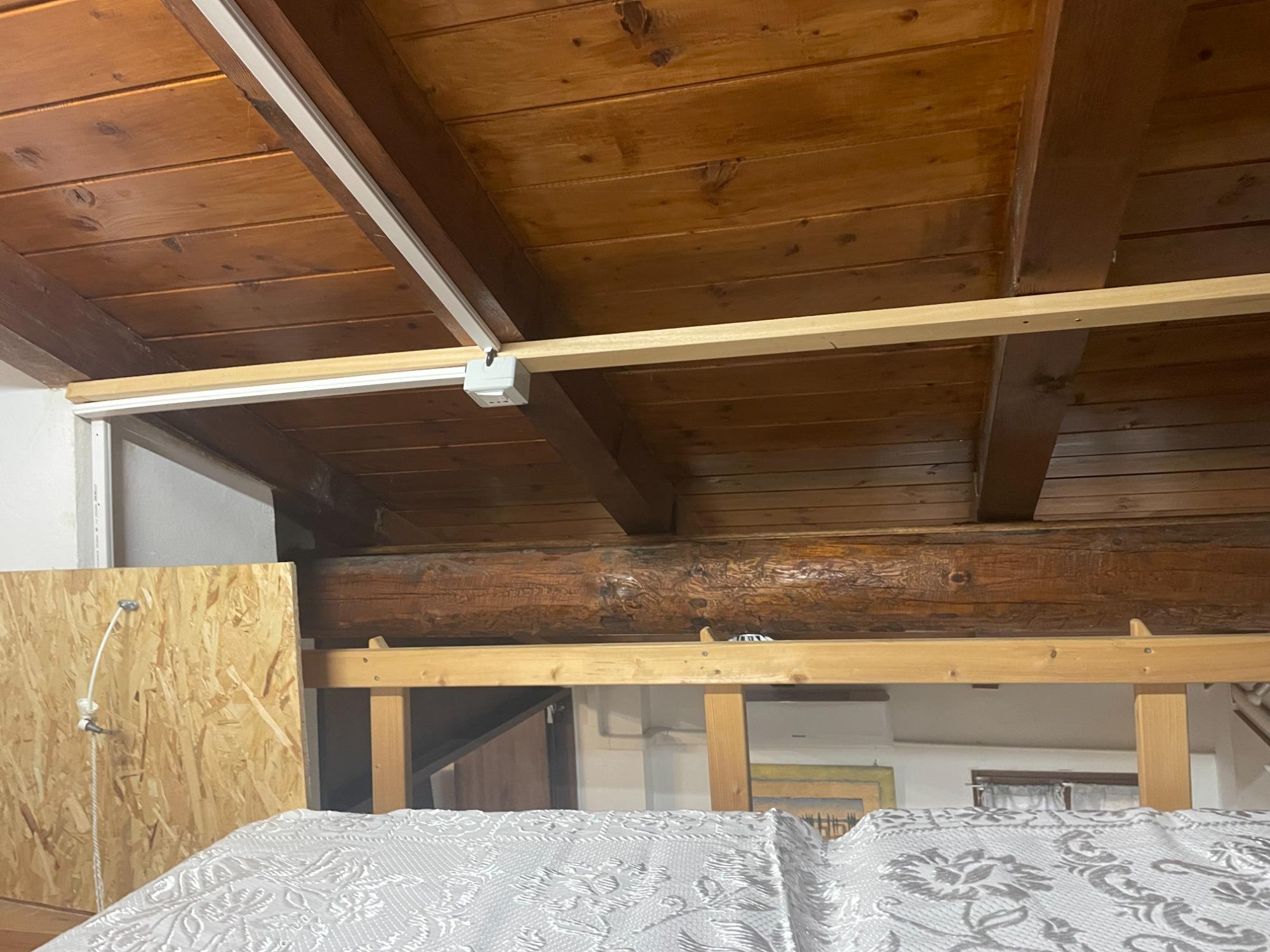 letto matrimoniale in soppalco