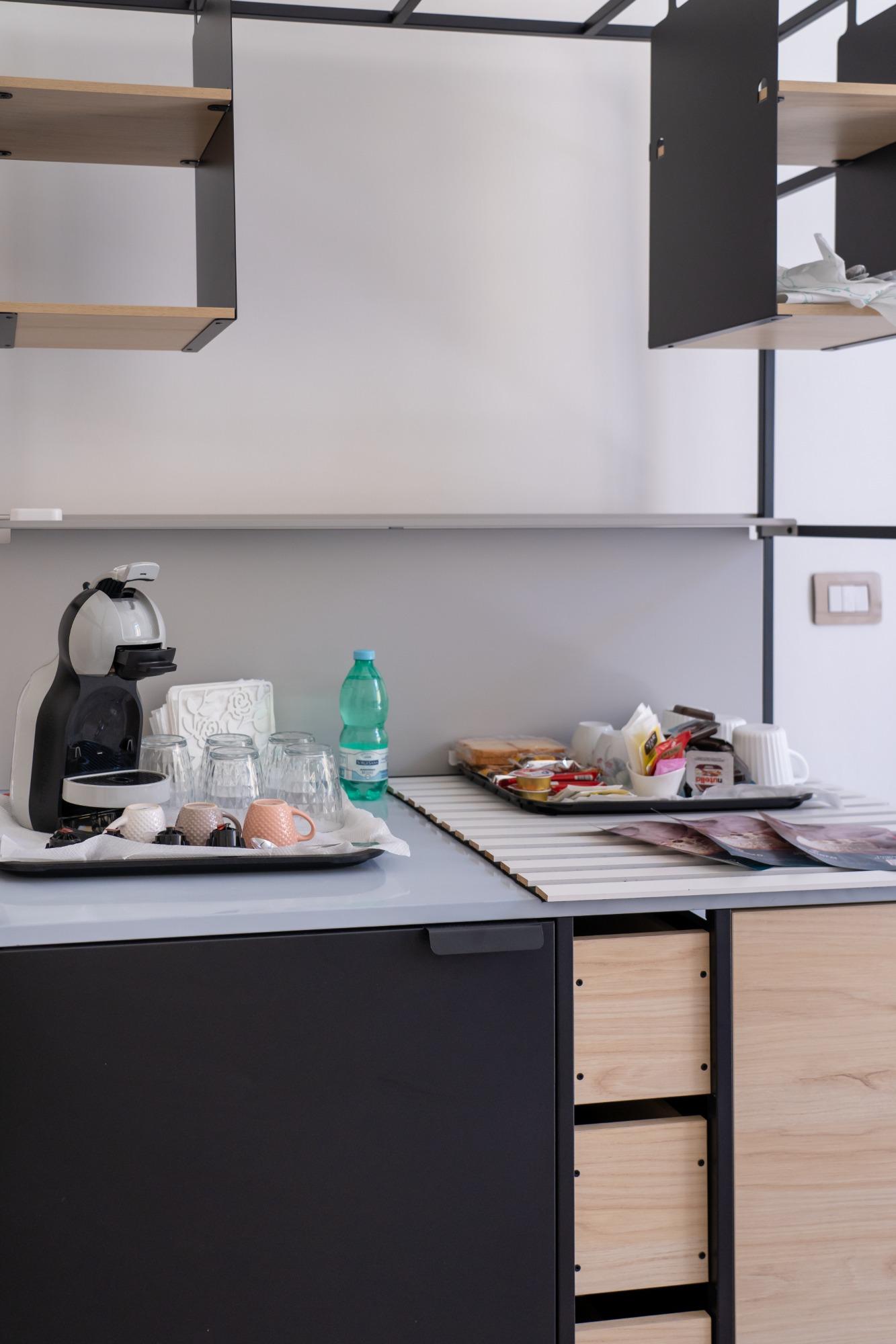 zona colazione camere Capri e Vesuvio