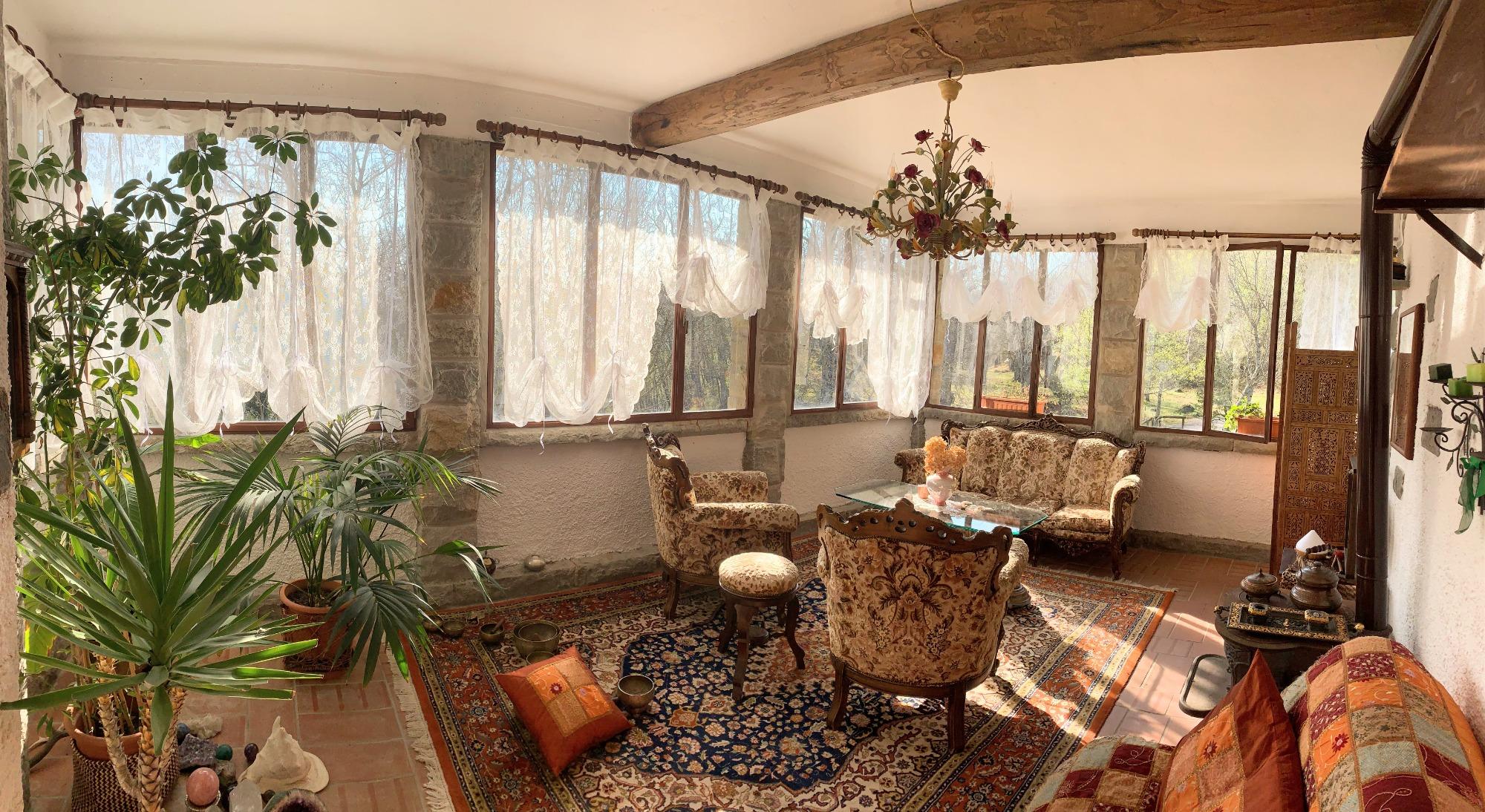 La veranda al piano delle camere