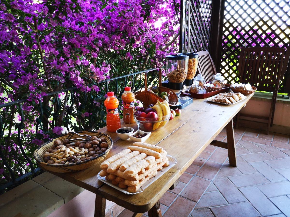 La colazione di LA TINAIA COUNTRY HOUSE BED & BOARD