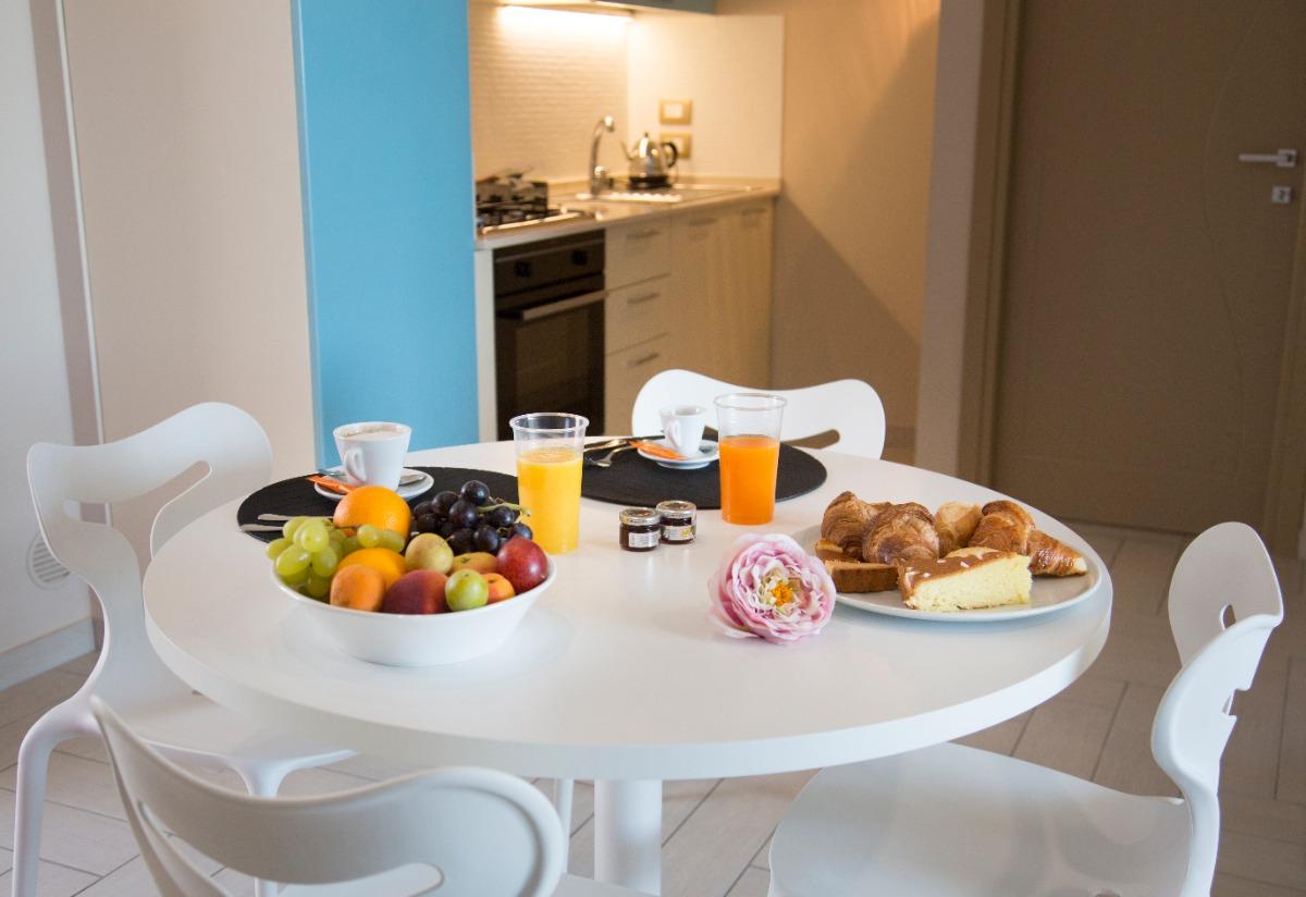 La colazione di NERO D'AVORIO APARTHOTEL & SPA