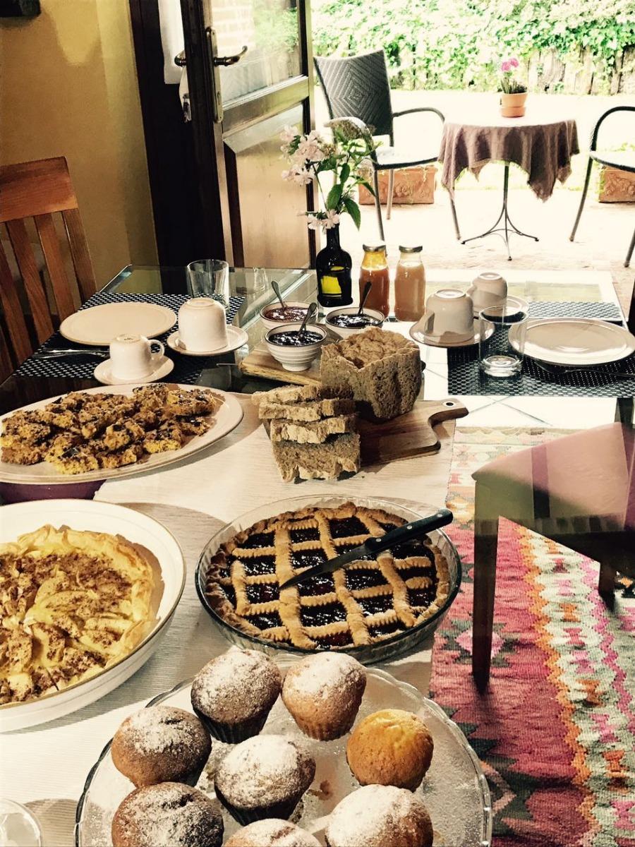 La colazione di B&B IL MARTIN PESCATORE