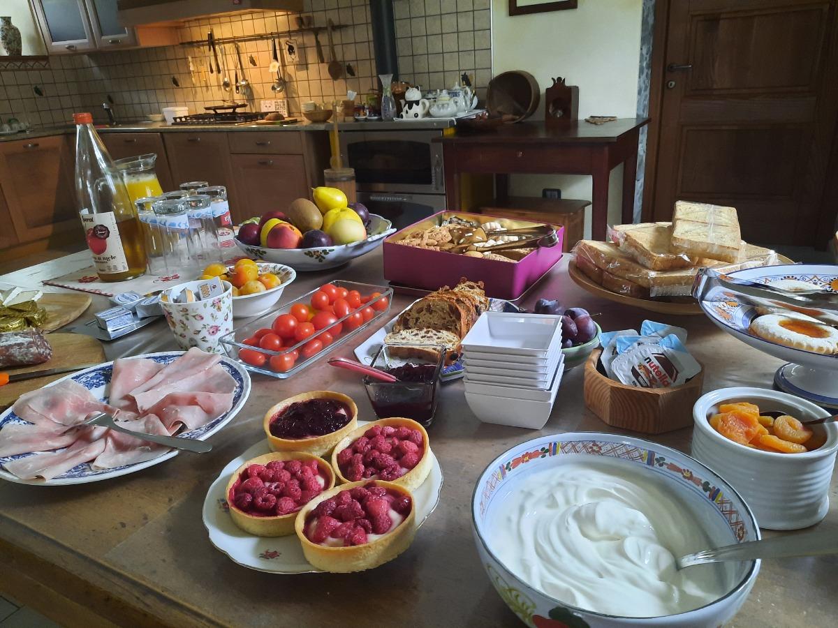 La colazione di B&B IL GRAPPOLO VALTELLINA
