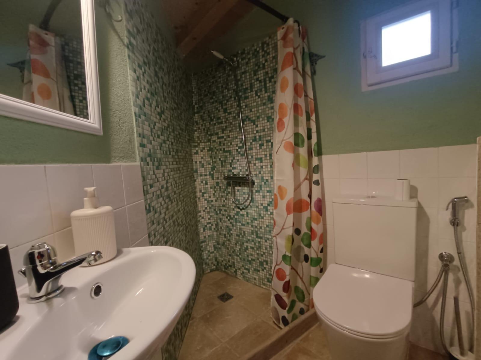 Un comodo bagno colorato