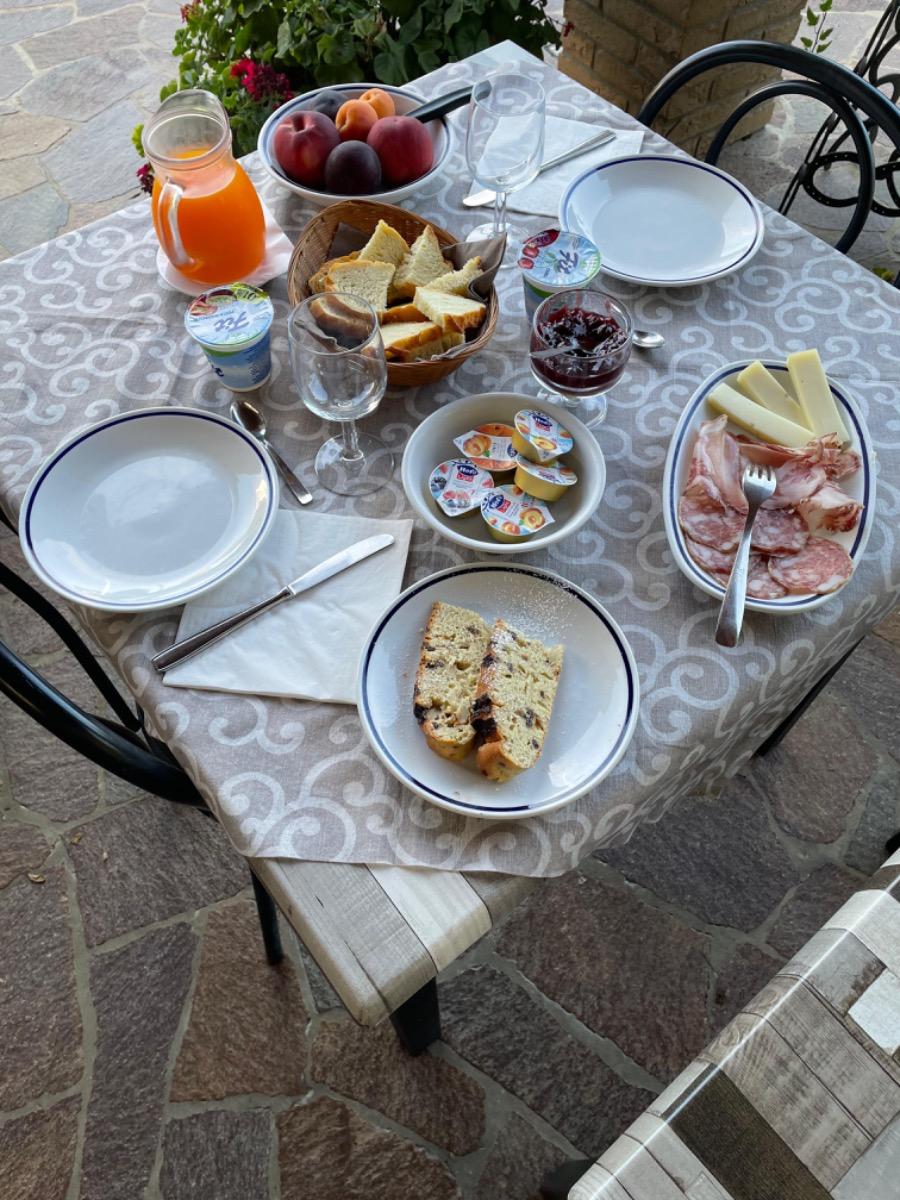 La colazione di AGRITURISMO AL BUTTASELLA