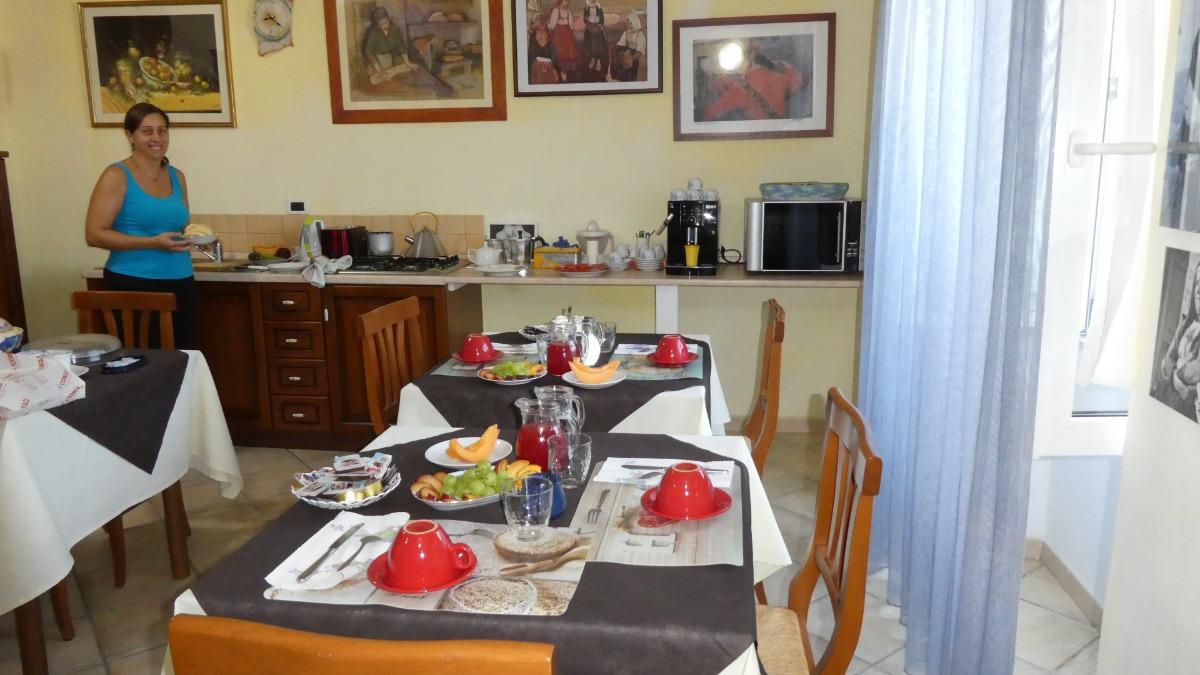La colazione di B&B OLIENA