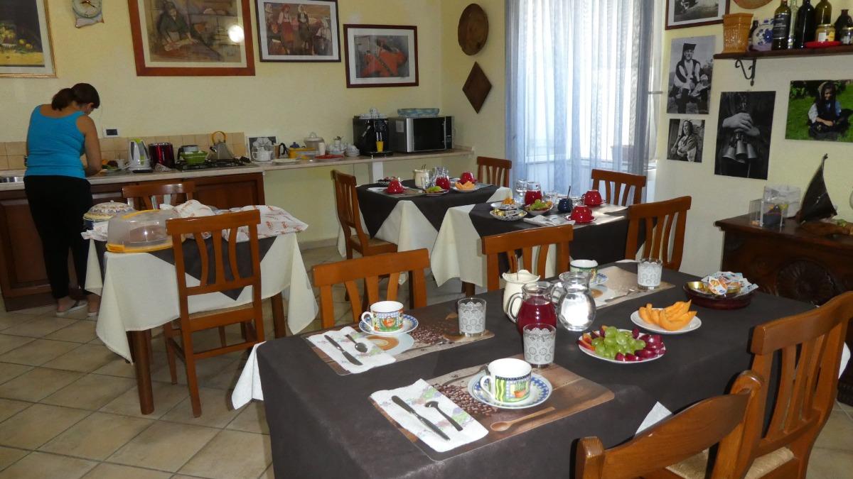 La colazione di B&B OLIENA