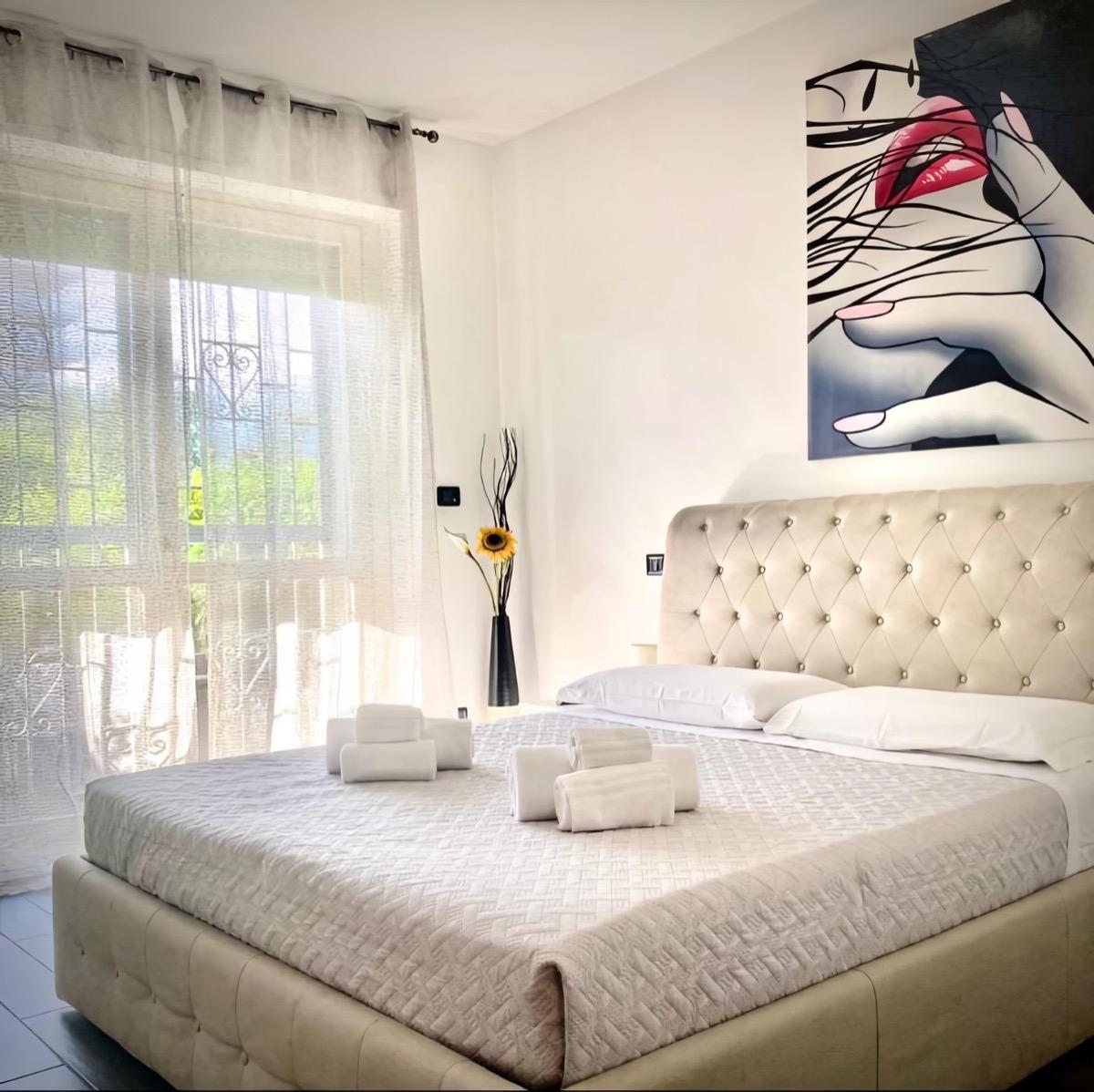 Appartamento con giardino Camera matrimoniale