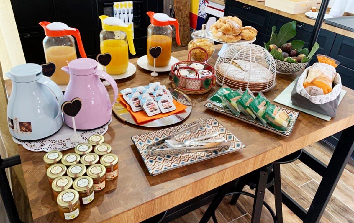 La colazione di B&B VIGNA DI FILIPPO