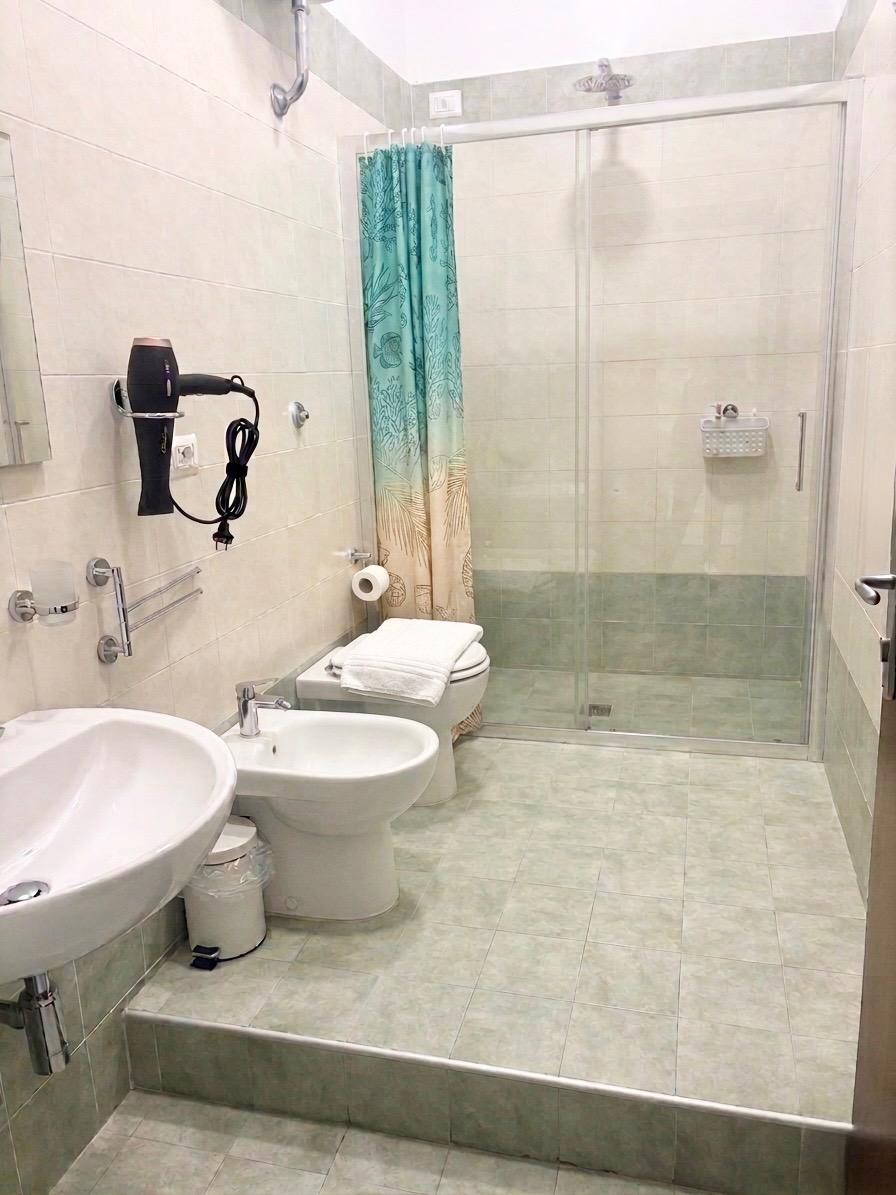 bagno privato acquamarina