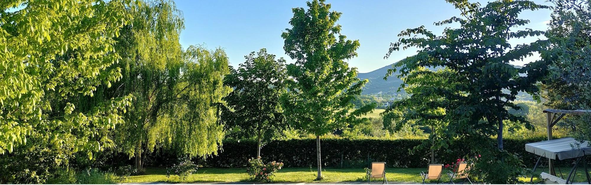cortile con vista
