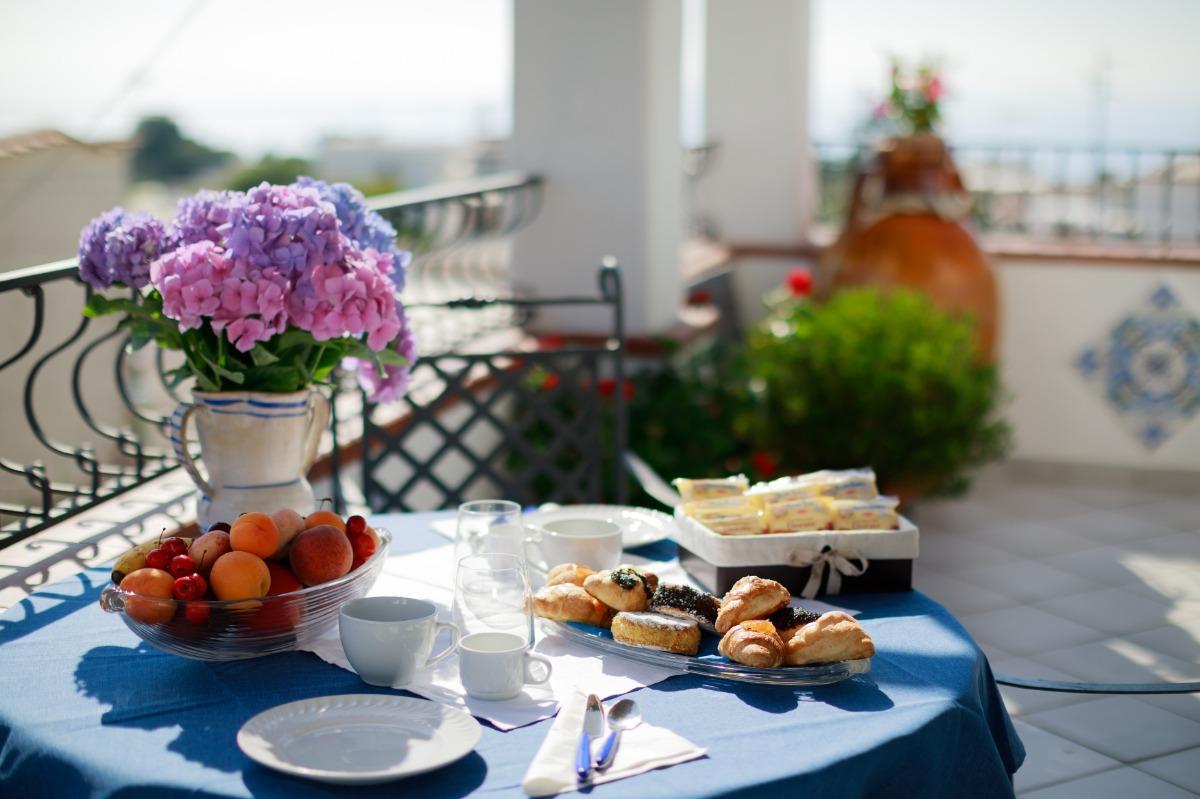 La colazione di LA NINFA DI CAPRI