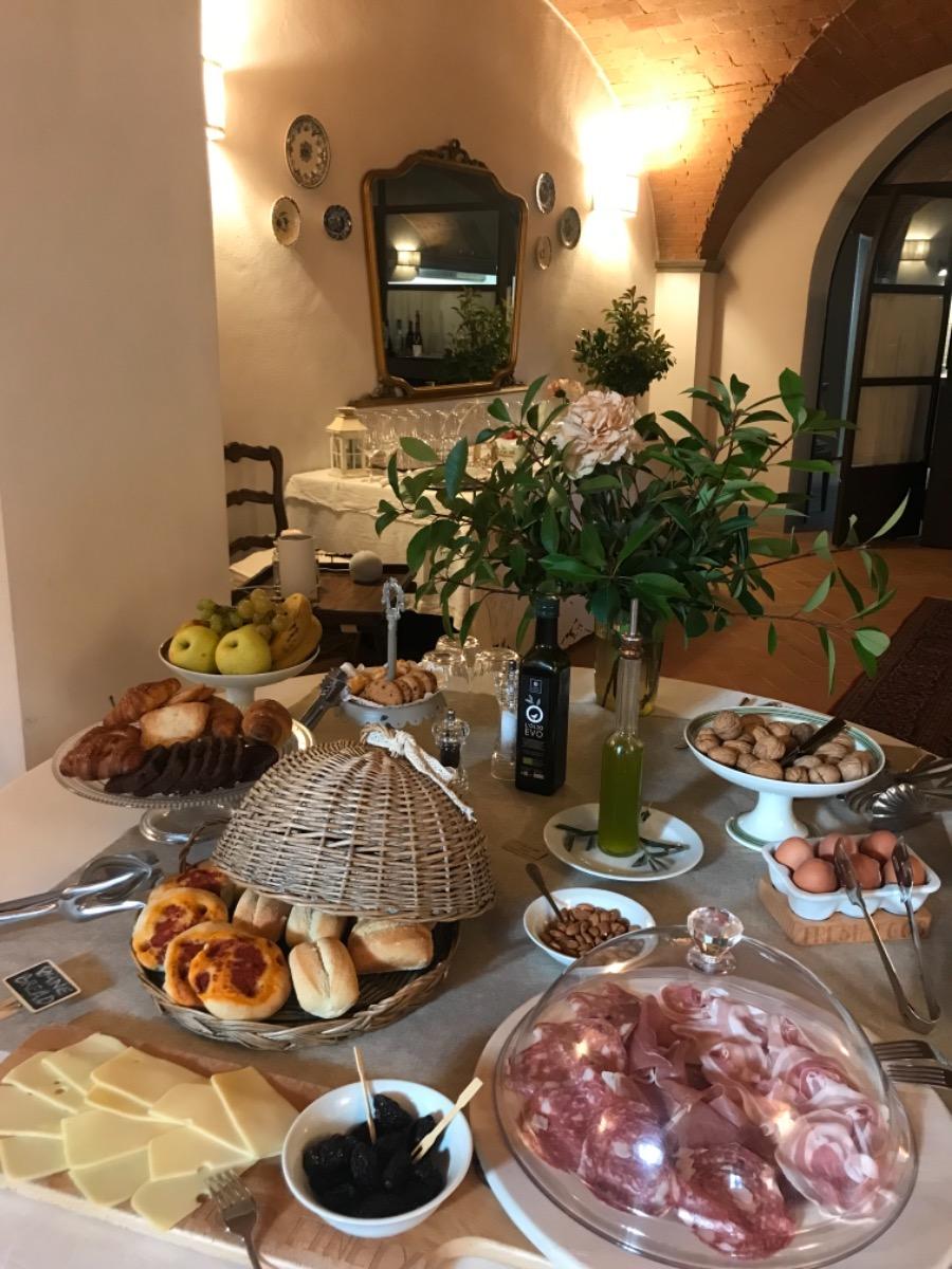 La colazione di COUNTRY B&B VILLA DI CORNIOLA