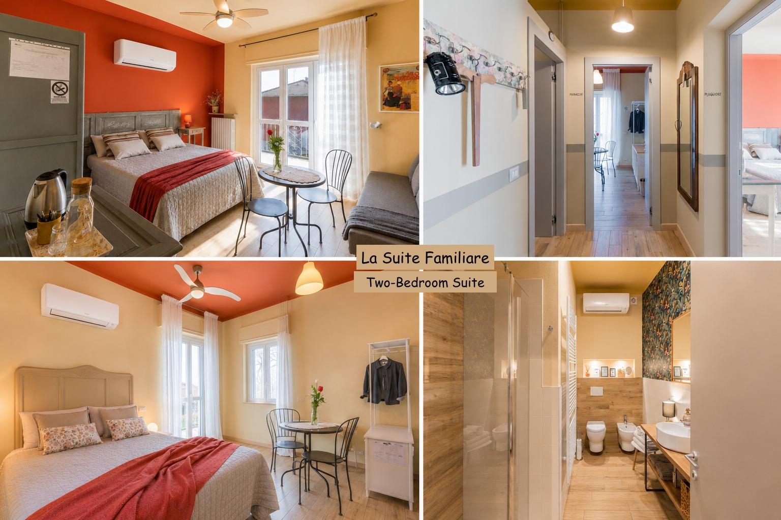 Familiare 2 Camere Comunicanti + Bagno