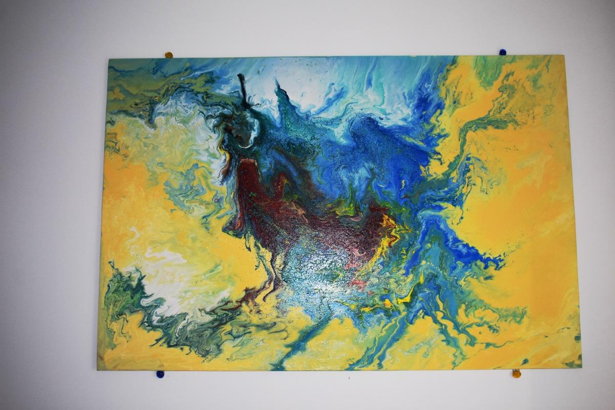 Decorative, colorful, unique, particular, artistic picture, Lume Sorrento art B&B