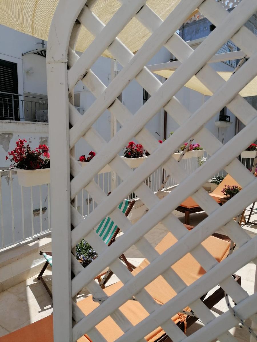 Our overlooking sea shower