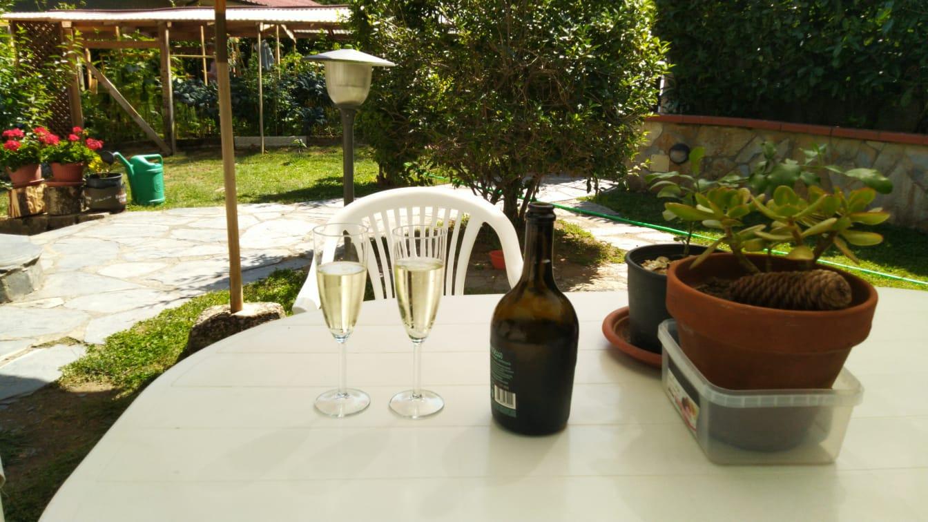 Spazio esterno di Villa Licia, ideale per rilassarsi immersi nel verde.