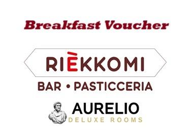 Convenzione con il Bar Pasticceria Riekkomi vicino porta ingresso